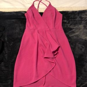 Lulu’s Hot Pink Mini Dress LIKE NEW